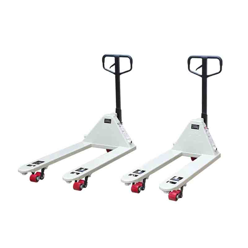 Porta-paletes manual de 2,5 toneladas com rodas duplas de PU